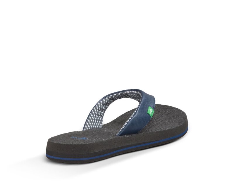 Sanuk Yoga Mat Women's Flip Flops Navy | Canada 52DFM